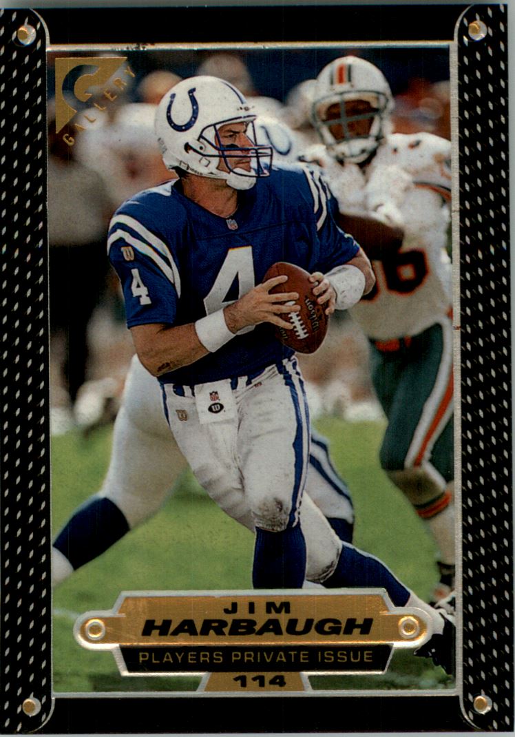 1997 Topps Gallery Player's Private Issue #114 Jim Harbaugh