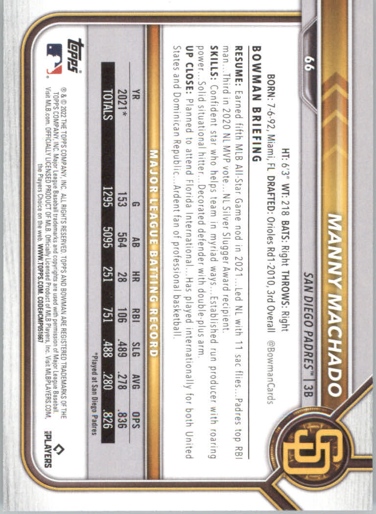 2022 Bowman Baseball "Main Set" Cards #1 to #100 Rookies and Veterans - Picture 131 of 199