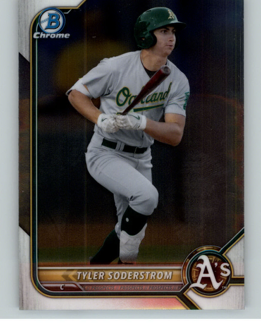 2022 Bowman Chrome Prospects #BCP41 Tyler Soderstrom
