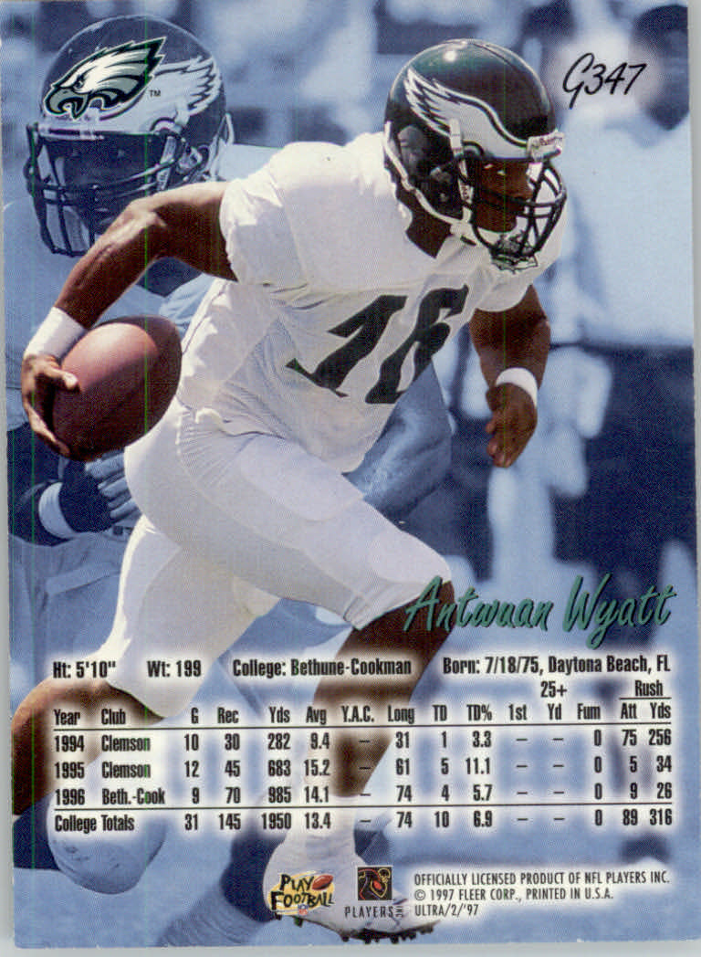 1997 Ultra (Fleer) Football "Gold Medallion" Parallel Cards - Picture 31 of 31