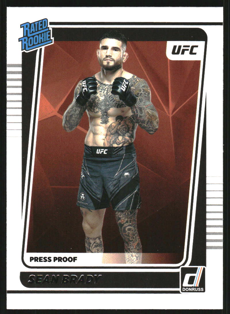 2022 Donruss UFC Press Proof Silver #214 Sean Brady on Fanatics