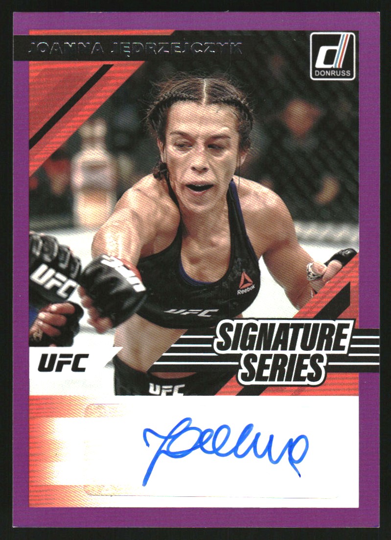 2015 Topps UFC Chronicles Victorious Debut Joanna Jedrzejczyk AUTO