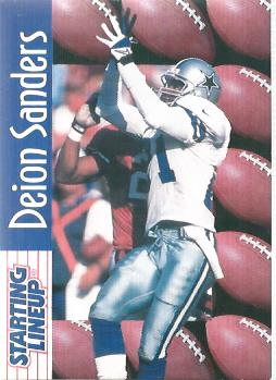 1997 Kenner Starting Lineup Cards #33 Deion Sanders