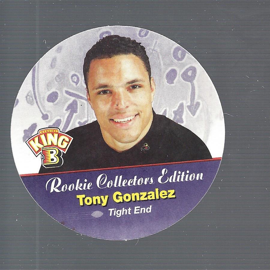 1997 King B Discs #12 Tony Gonzalez
