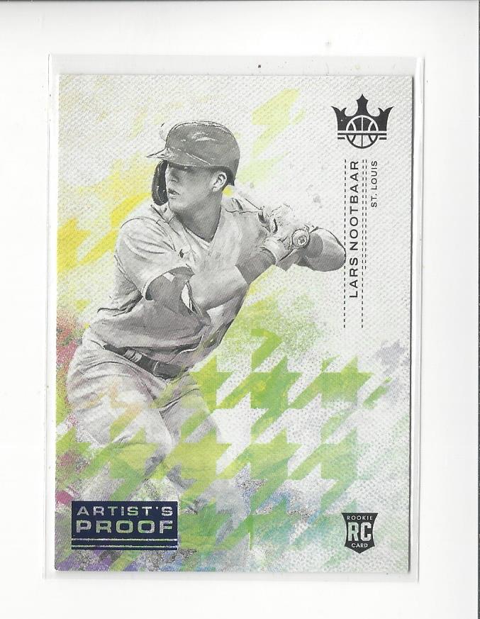 2022 Diamond Kings Artist Proof Blue #170 Lars Nootbaar RC Rookie