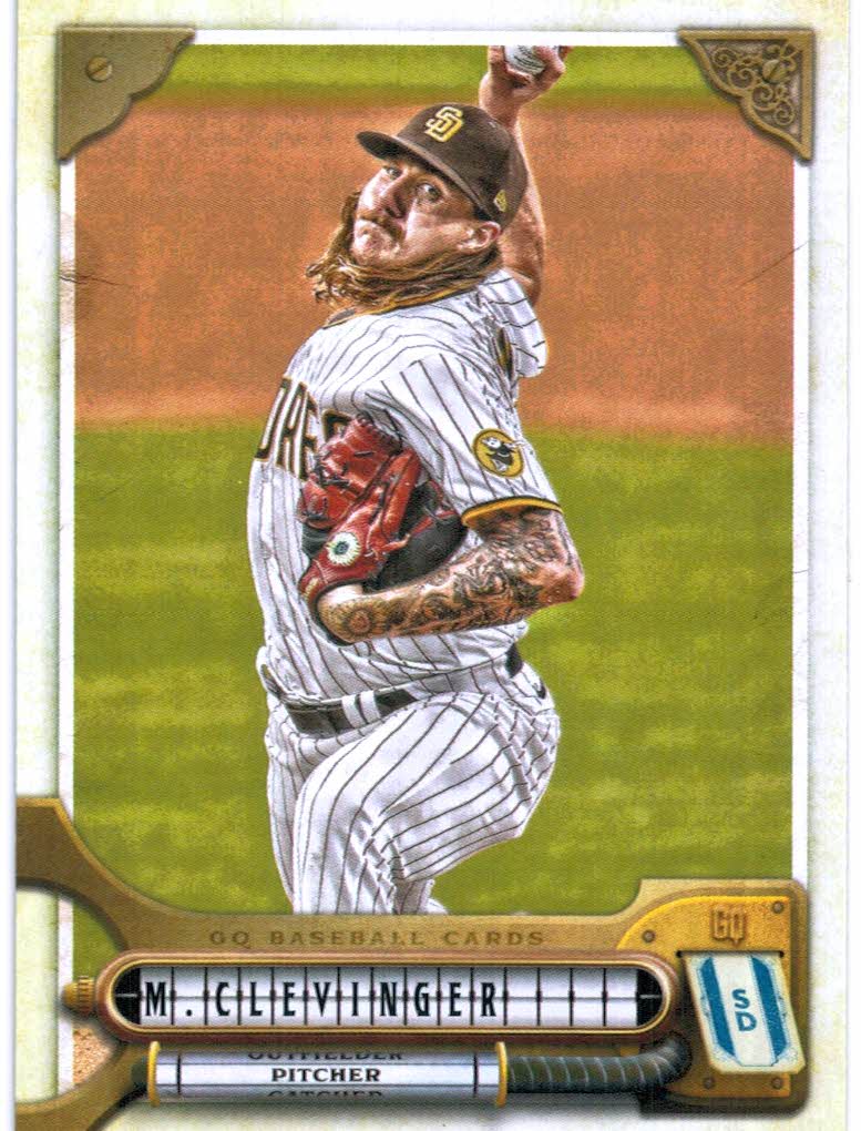 2021 Bowman #53 Mike Clevinger San Diego Padres