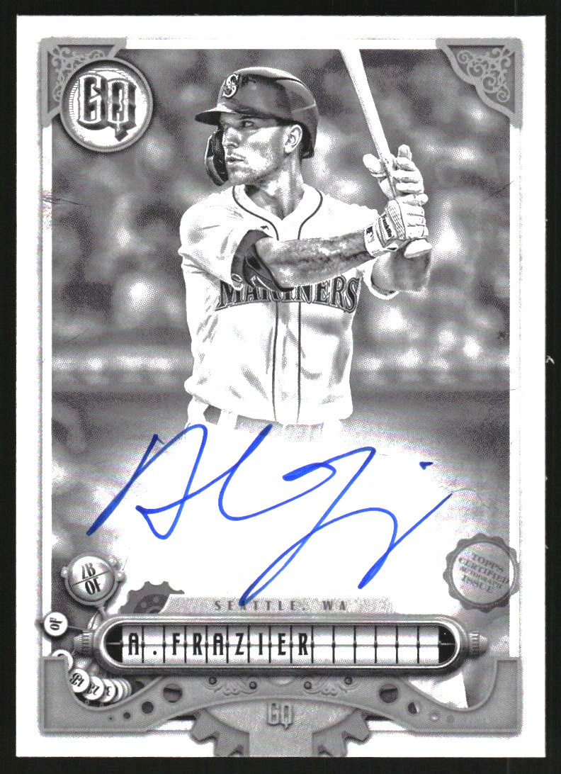 2022 Topps Gypsy Queen Autographs Black and White #GQAAF Adam Frazier