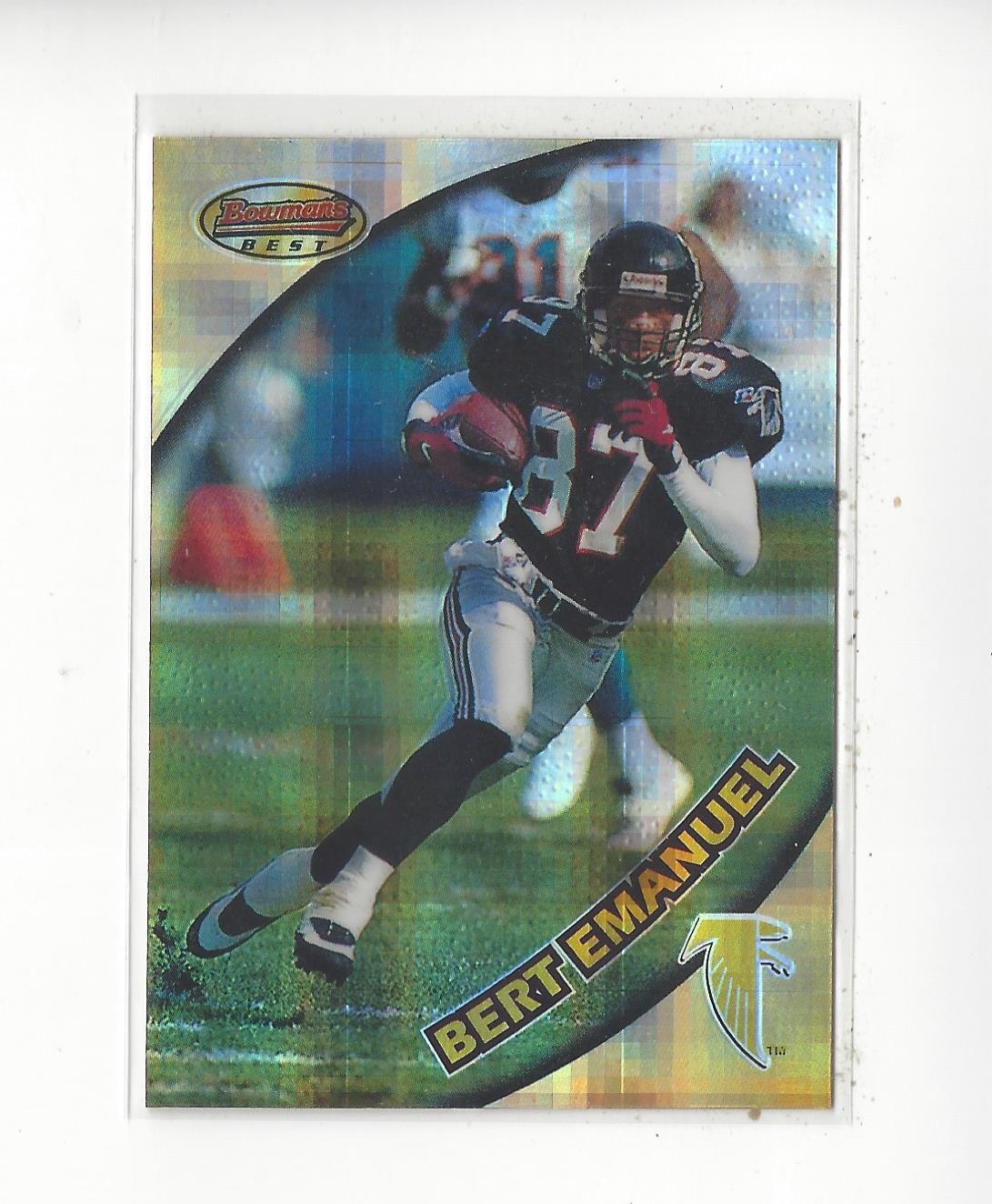 1997 Bowman's Best Atomic Refractors #56 Bert Emanuel