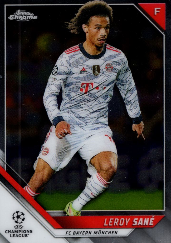 2021-22 Topps Chrome UEFA Champions League Soccer Card Pick (Base)