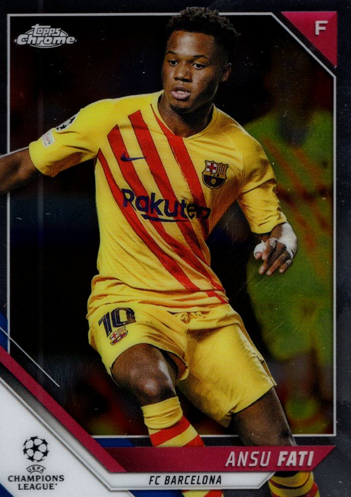 2021-22 Topps Chrome UEFA Champions League Soccer Card Pick (Base)