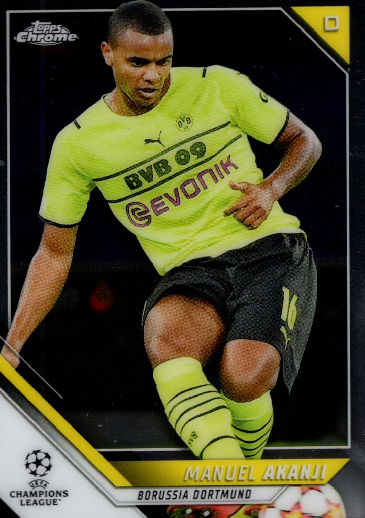 2021-22 Topps Chrome UEFA Champions League Soccer Card Pick (Base)