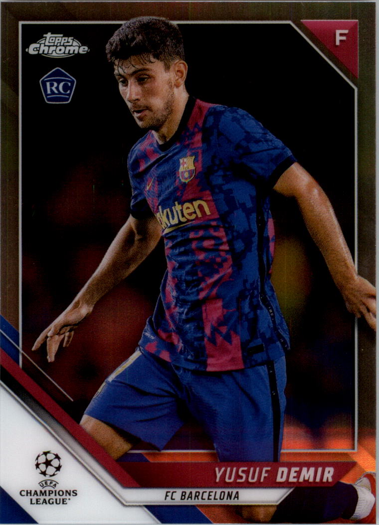 2021-22 Topps Chrome UEFA Champions League Soccer Card Pick (Base)