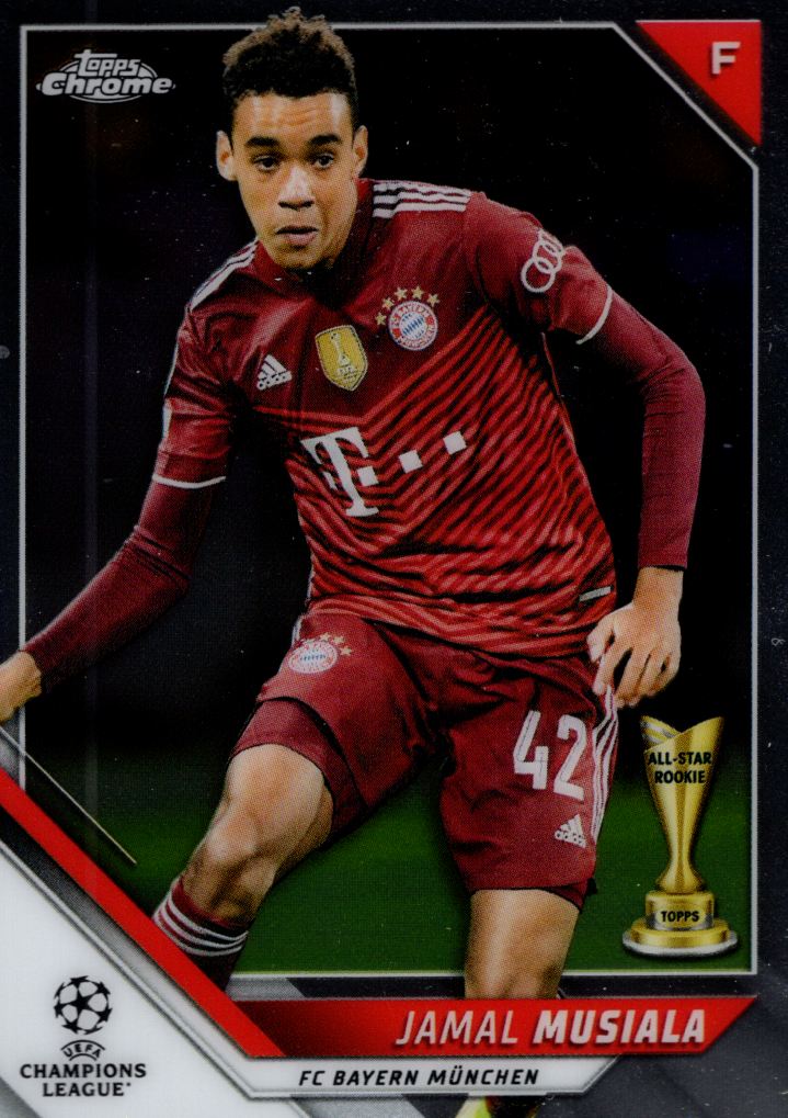 2021-22 Topps Chrome UEFA Champions League Soccer Card Pick (Base)