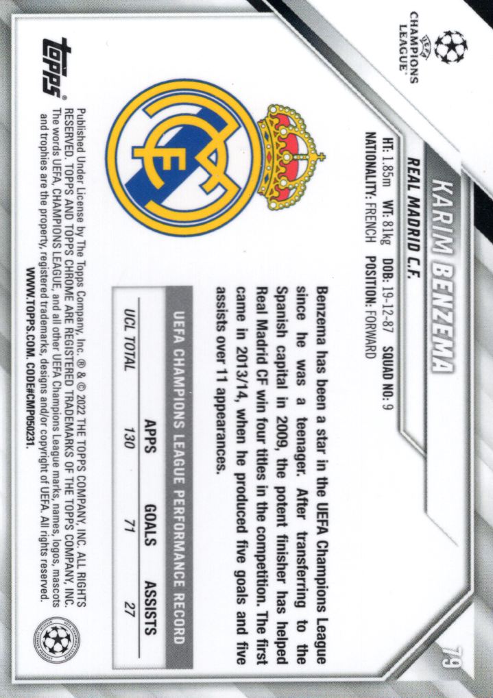 2021-22 Topps Chrome UEFA Champions League Soccer Card Pick (Base)