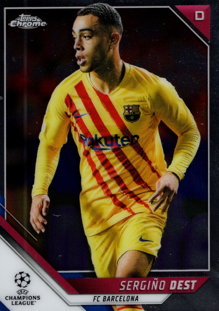 2021-22 Topps Chrome UEFA Champions League Soccer Card Pick (Base)