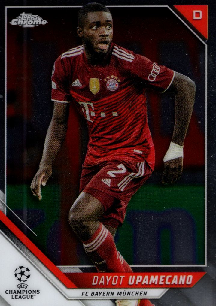 2021-22 Topps Chrome UEFA Champions League Soccer Card Pick (Base)