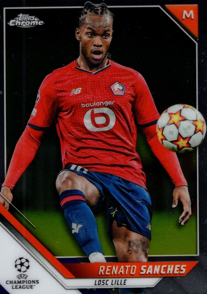 2021-22 Topps Chrome UEFA Champions League Soccer Card Pick (Base)