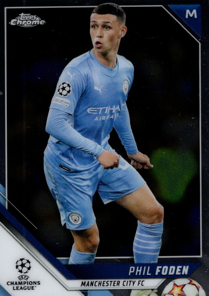 2021-22 Topps Chrome UEFA Champions League Soccer Card Pick (Base)