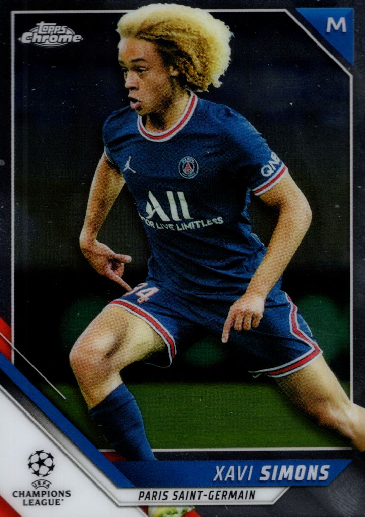 2021-22 Topps Chrome UEFA Champions League Soccer Card Pick (Base)