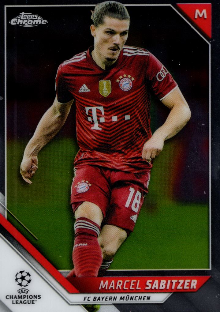 2021-22 Topps Chrome UEFA Champions League Soccer Card Pick (Base)