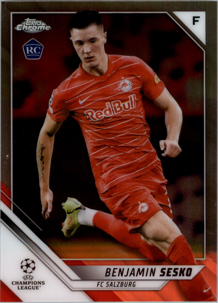 2021-22 Topps Chrome UEFA Champions League Soccer Card Pick (Base)