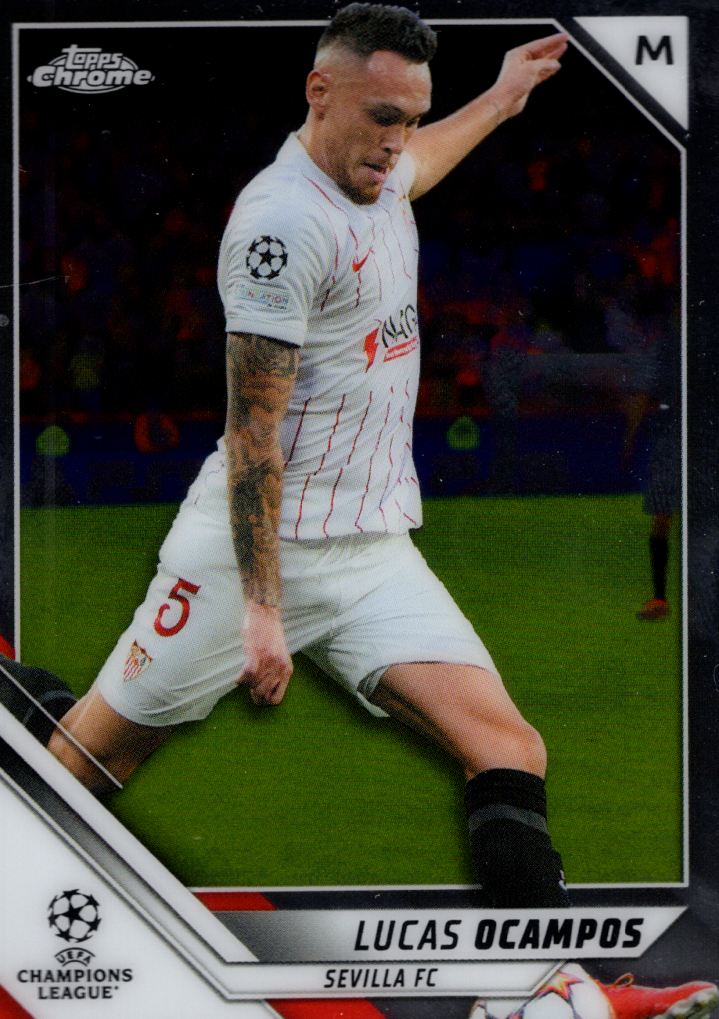 2021-22 Topps Chrome UEFA Champions League Soccer Card Pick (Base)