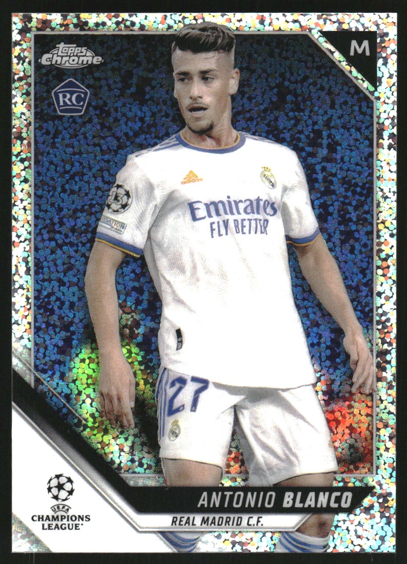 2021-22 Topps Chrome UEFA Champions League Speckle Refractors #154 