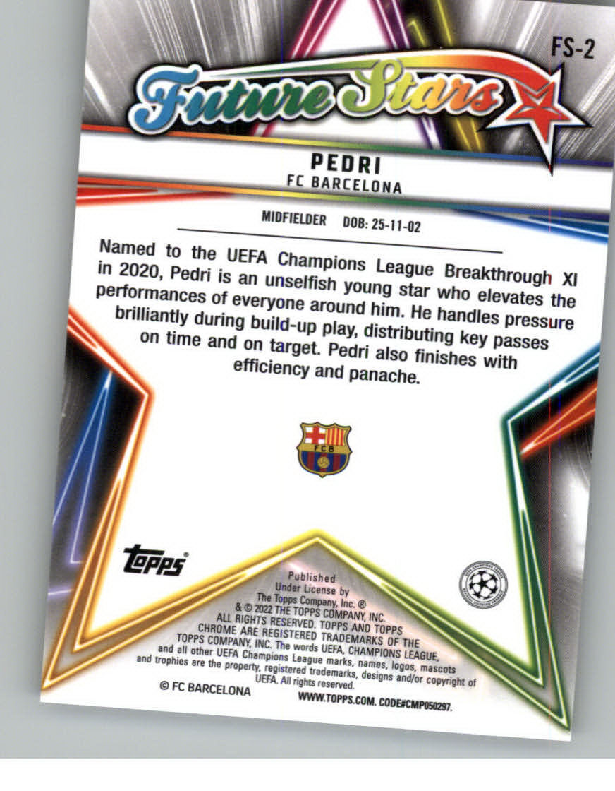 2021-22 TOPPS CHROME UEFA CHAMPIONS LEAGUE FUTURE STARS