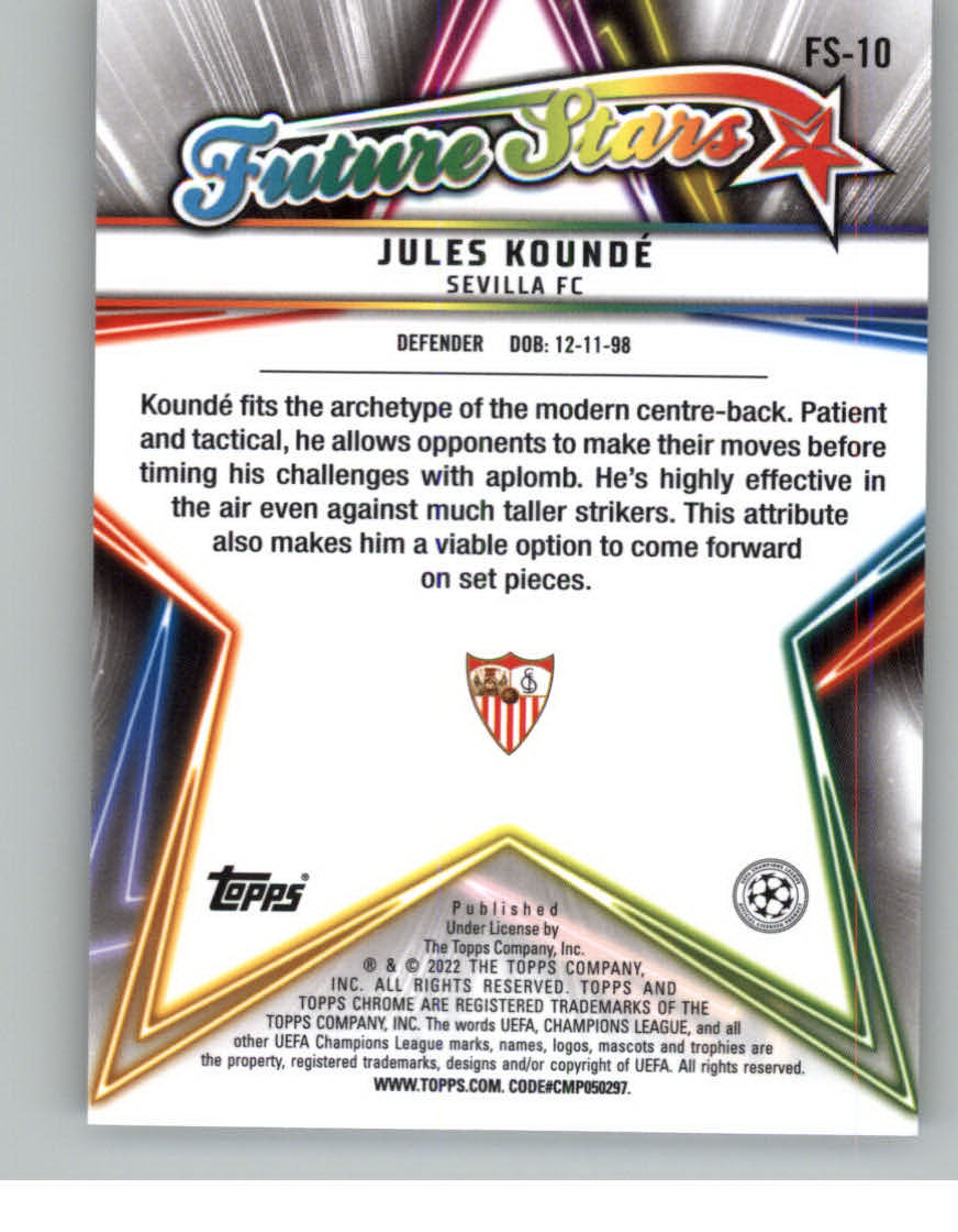 Xavi Simons 2021-22 Topps Chrome Champions League Future