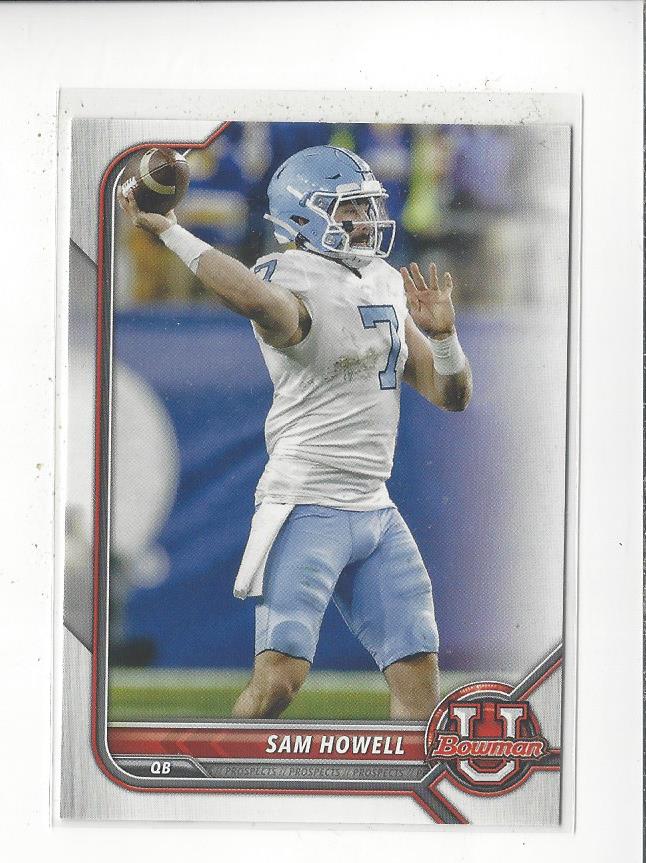 2022 Bowman University #96 Sam Howell