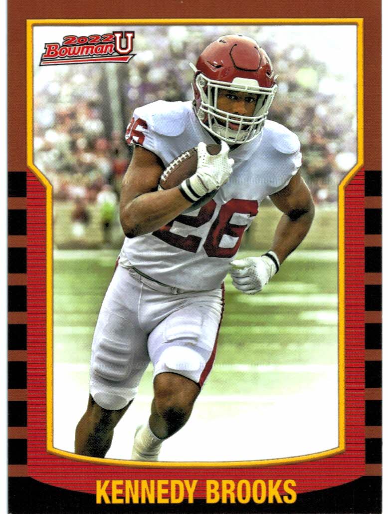 2022 Bowman University '00 Bowman 2KB17 Kennedy Brooks NMMT The Dugout Sportscards