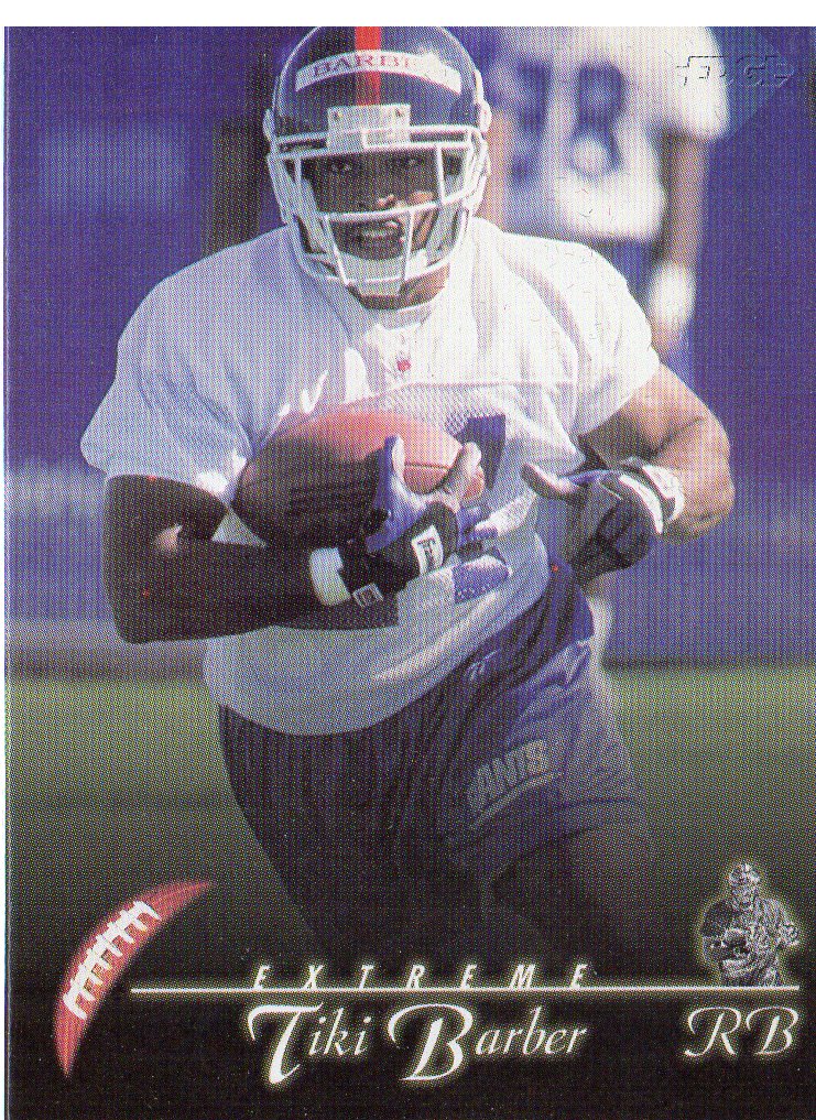 1997 Collector's Edge Extreme 50-Point #112 Tiki Barber