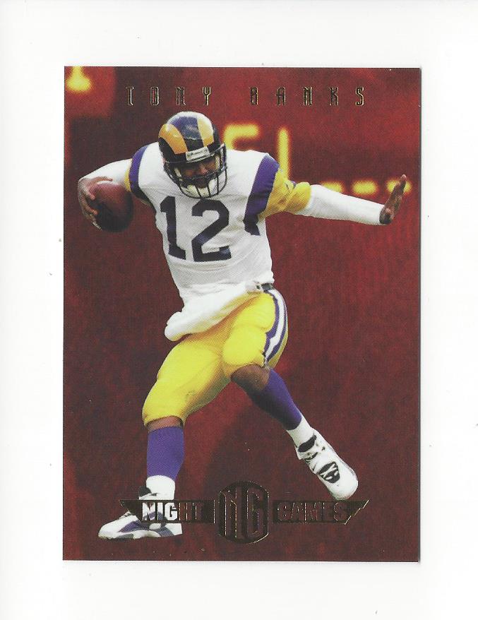 1997 Collector's Edge Masters Night Games #17 Tony Banks