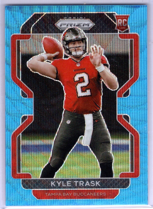 2021 Panini Prizm Prizms Blue Wave 339 Kyle Trask Prismatic