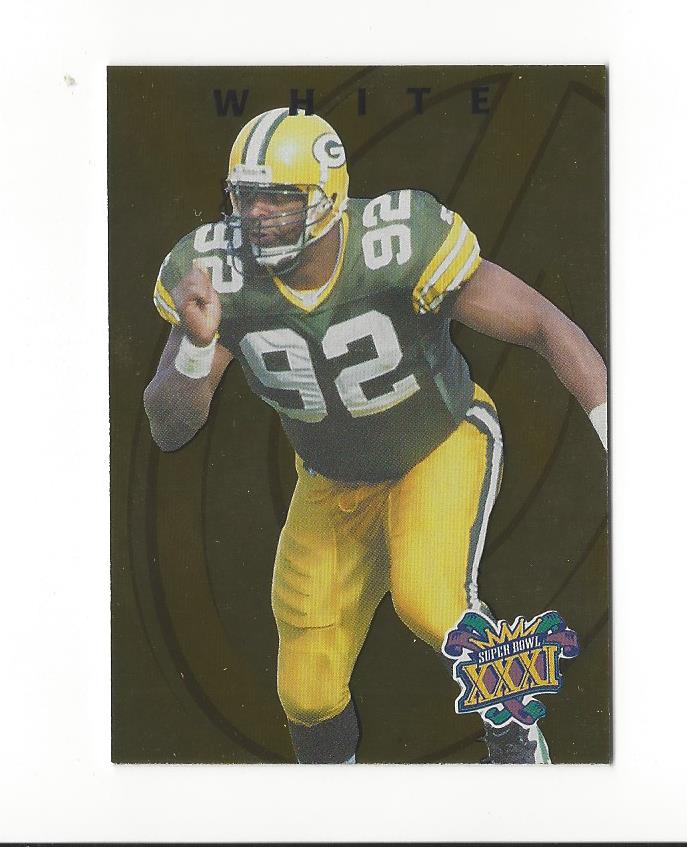 1997 Collector's Edge Masters Packers Super Bowl XXXI Gold #10 Reggie White
