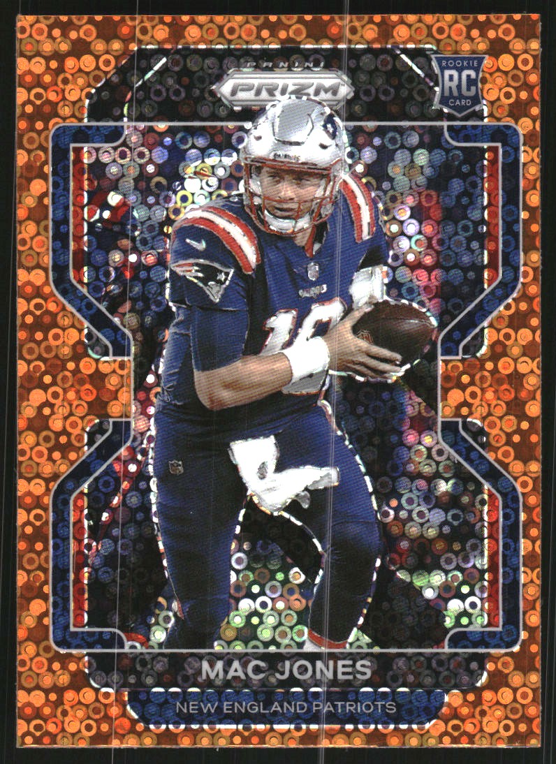 2021 Panini Prizm Prizms Orange Disco #336 Mac Jones