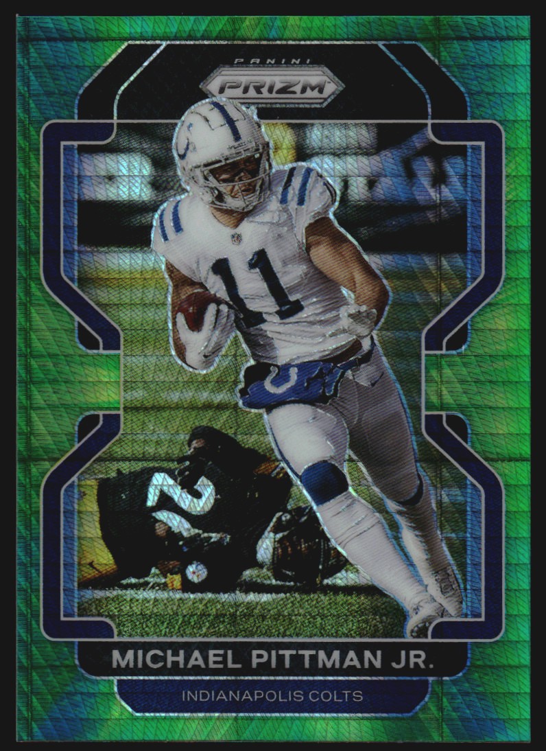 2021 Panini Prizm Prizms Hyper #22 Michael Pittman Jr.