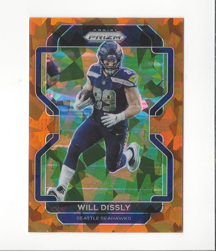 2021 Prizm Football Cracked Orange Ice Prizms Singles – You Choose