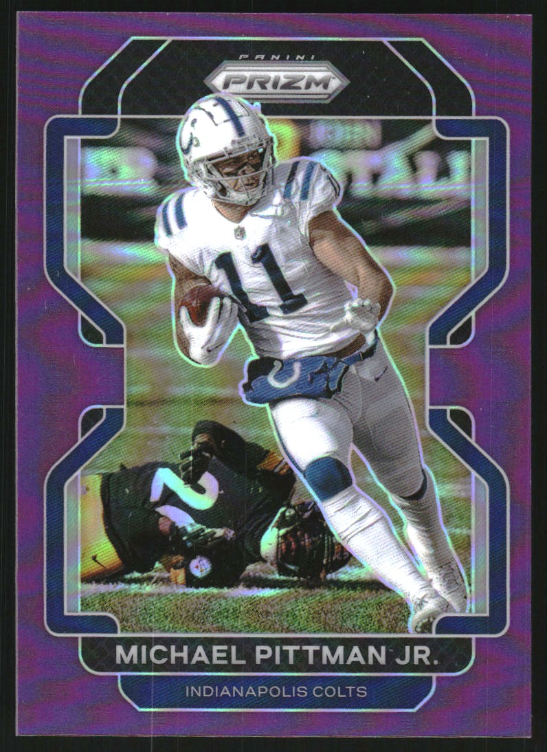 2021 Panini Prizm Prizms Purple #22 Michael Pittman Jr.