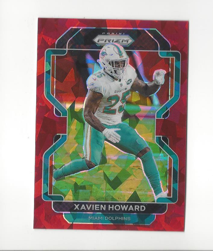 2021 Prizm Football Cracked Red Ice Prizms Singles - You Choose - Picture 59 of 187