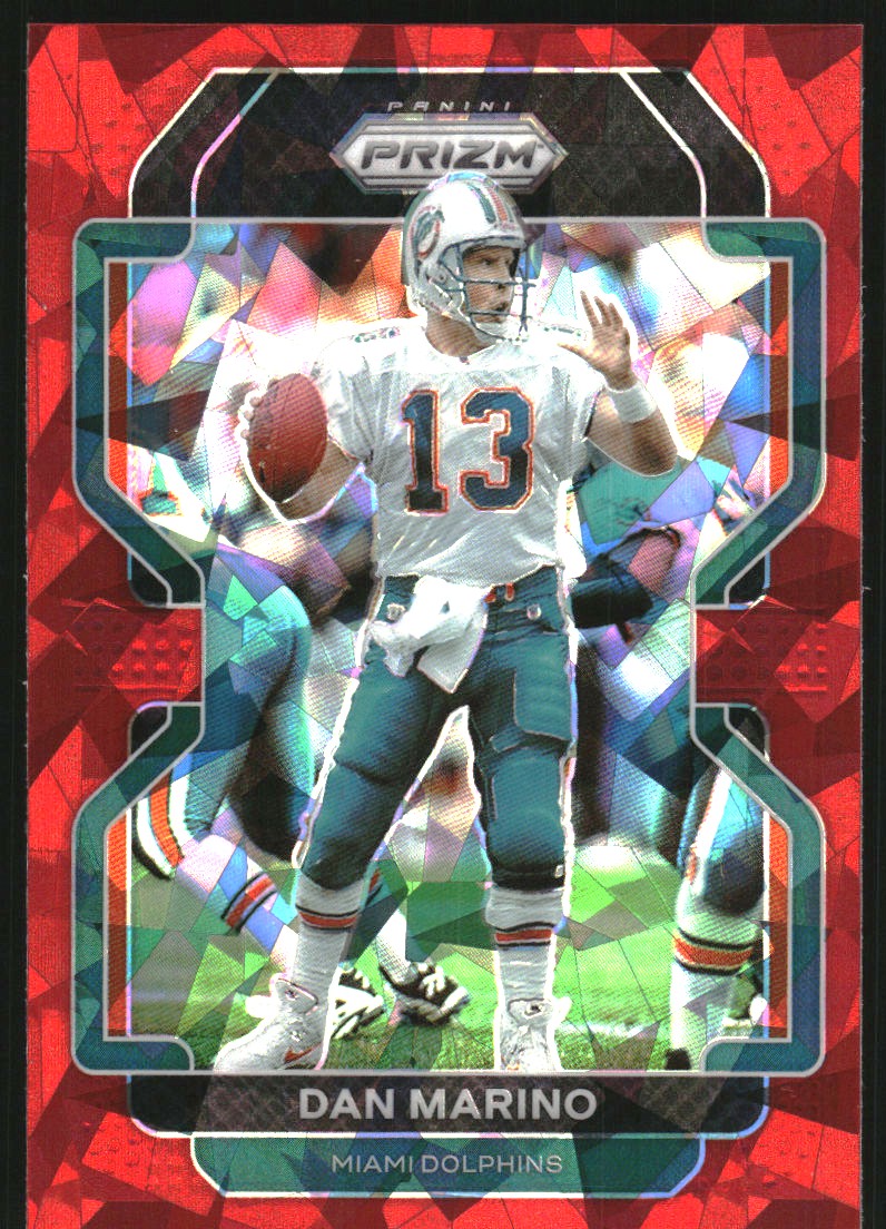 2021 Panini Prizm Prizms Red Ice #112 Dan Marino