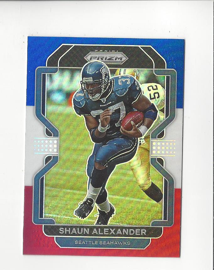 2021 Panini Prizm - Rock Ya-Sin #28 Red White & Blue Prizm for