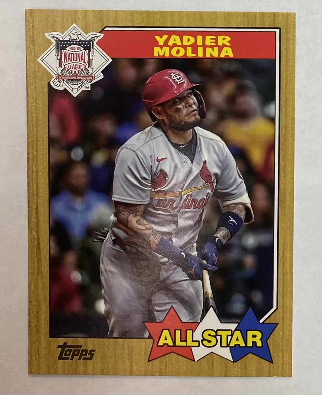 2022 Topps '87 Topps AllStar Boxloader OTAS22 Yadier Molina NMMT