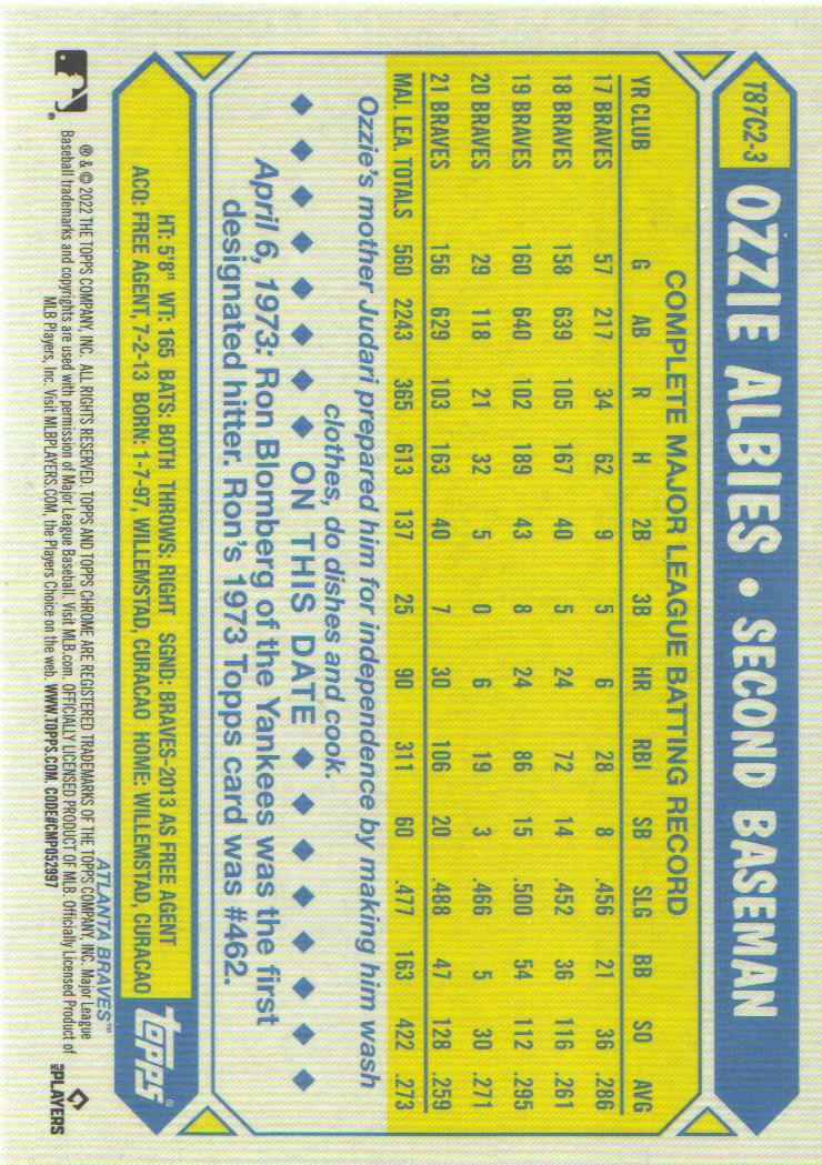 2022 Topps Baseball '87 Topps Silver Pack Chrome Series 2 Insert: Pick from List - Picture 3 of 98