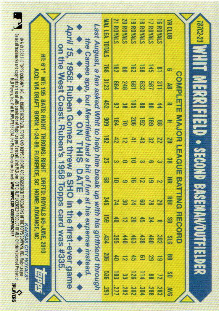 2022 Topps Baseball '87 Topps Silver Pack Chrome Series 2 Insert: Pick from List - Picture 23 of 98