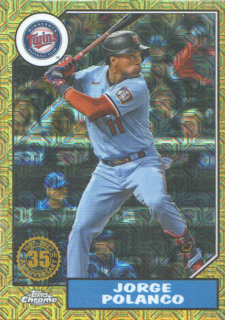 2022 Topps Baseball '87 Topps Silver Pack Chrome Series 2 Insert: Pick from List - Picture 31 of 98