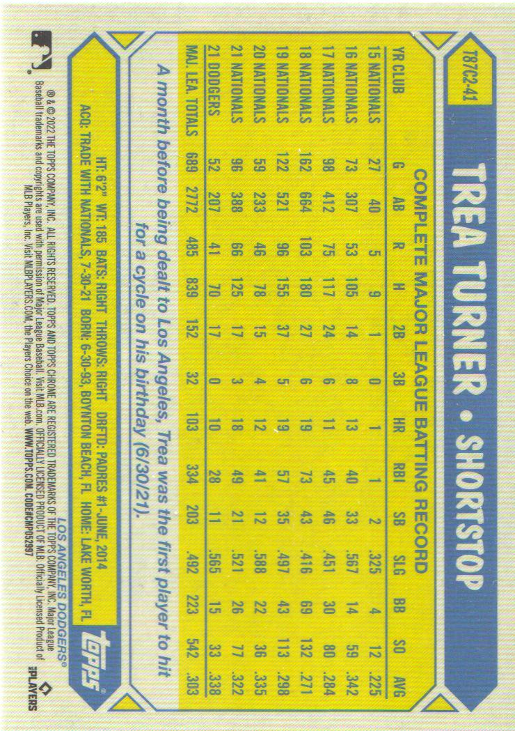 2022 Topps Baseball '87 Topps Silver Pack Chrome Series 2 Insert: Pick from List - Picture 40 of 98