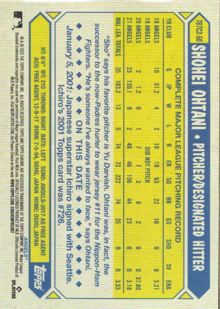 2022 Topps Baseball '87 Topps Silver Pack Chrome Series 2 Insert: Pick from List - Picture 48 of 98