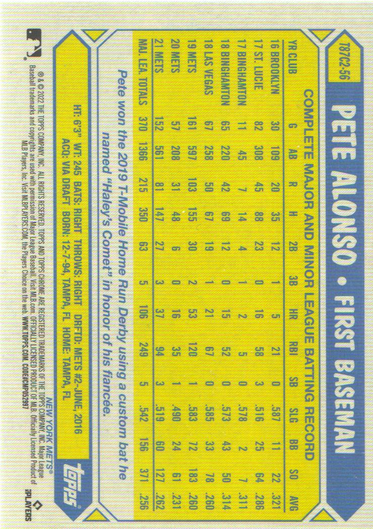 2022 Topps Baseball '87 Topps Silver Pack Chrome Series 2 Insert: Pick from List - Picture 58 of 98