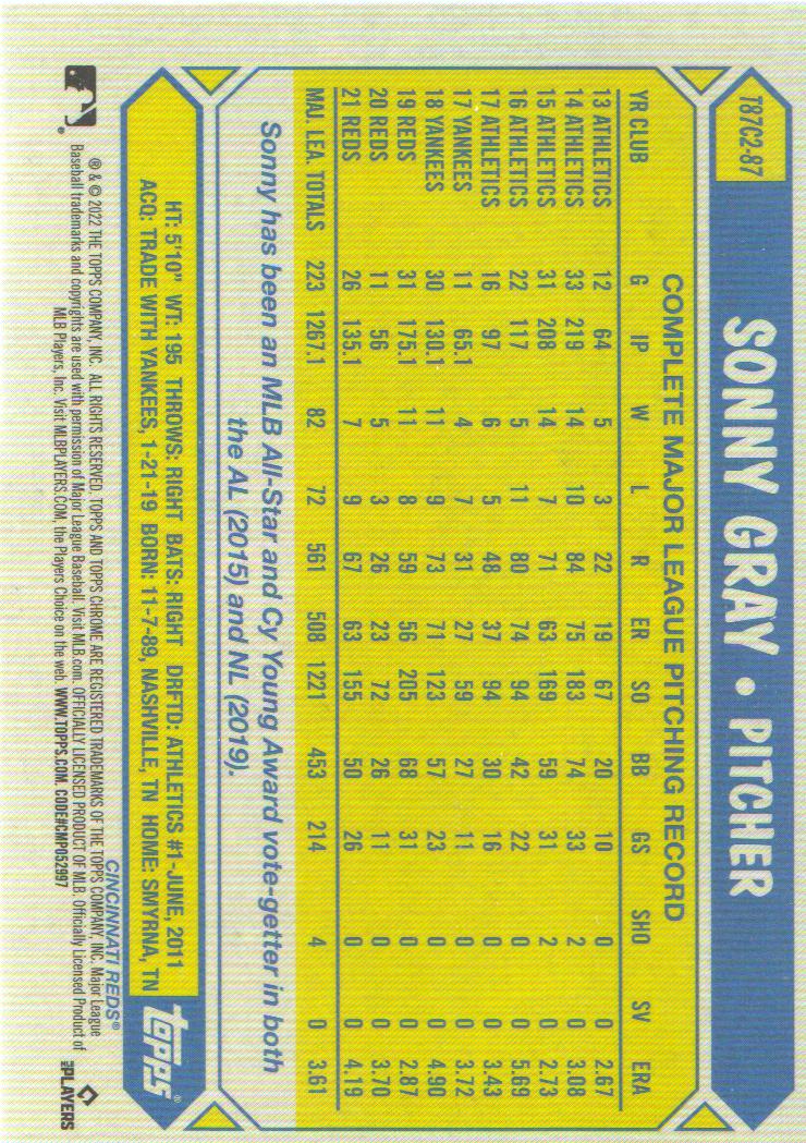 2022 Topps Baseball '87 Topps Silver Pack Chrome Series 2 Insert: Pick from List - Picture 88 of 98